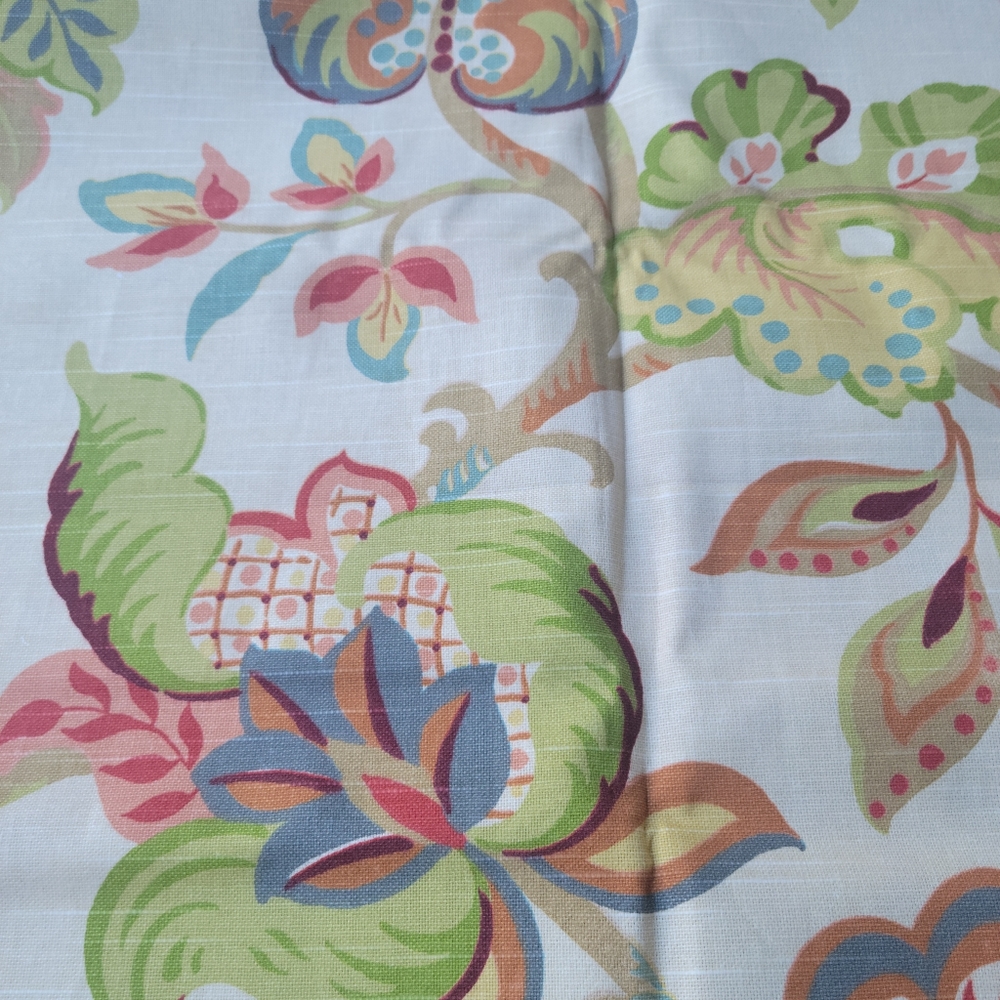 Richloom large scale floral fabric 2 yards Home decor